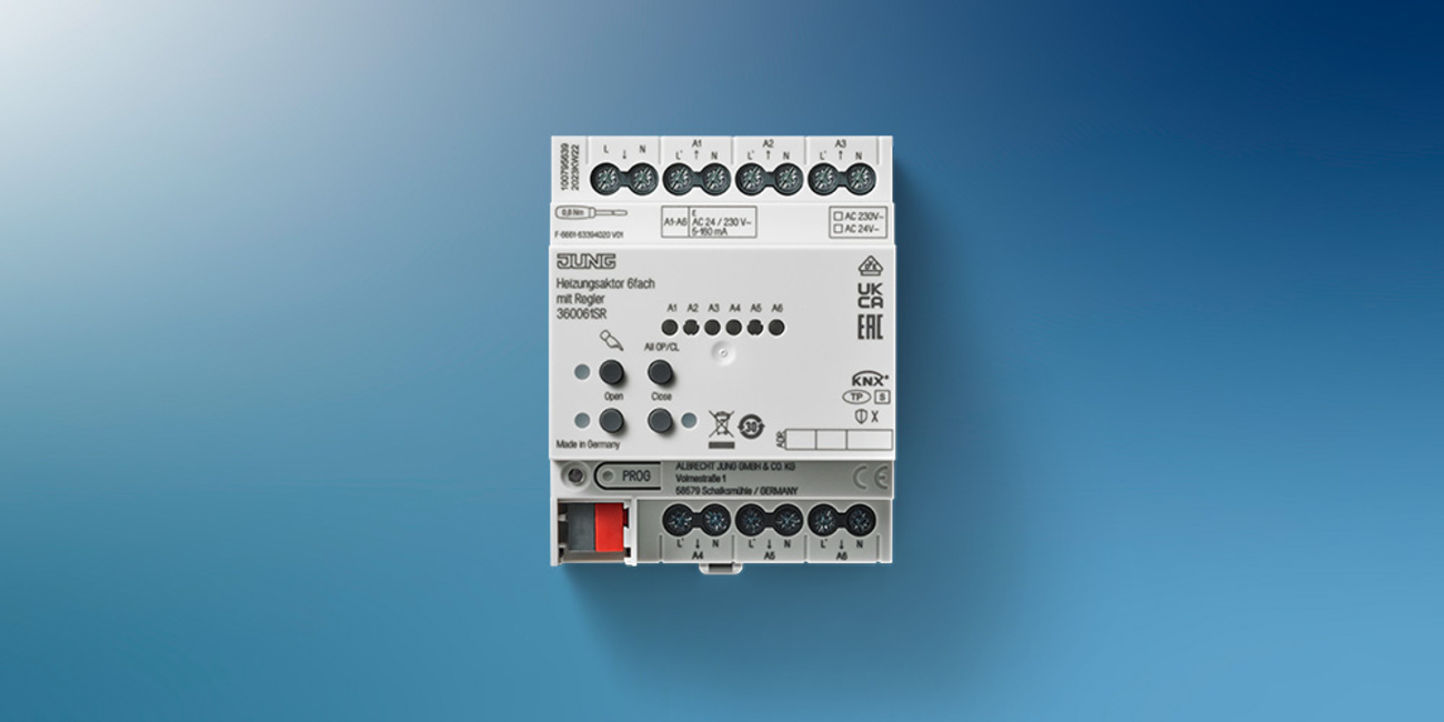 KNX Heizungsaktor 6-fach bei Lobmeier Elektrotechnik GmbH in Hepberg