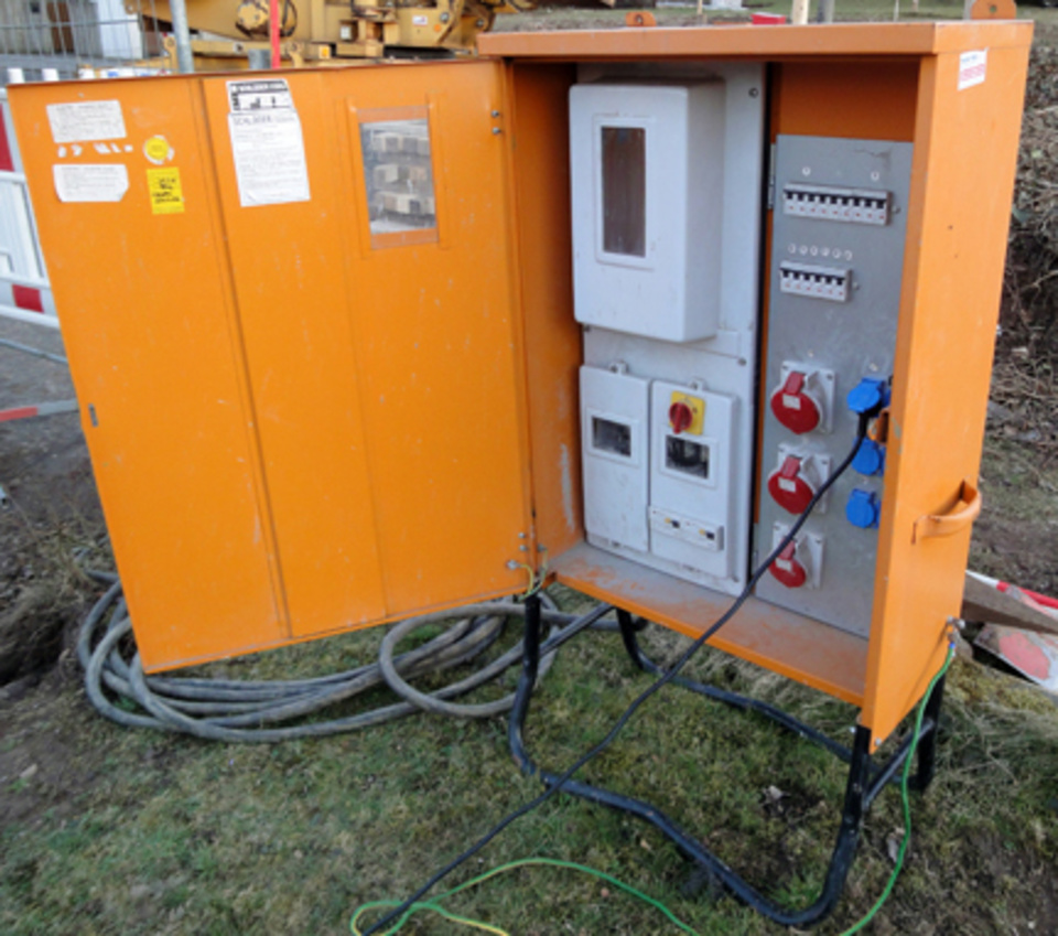 Baustromkasten bei Lobmeier Elektrotechnik GmbH in Hepberg