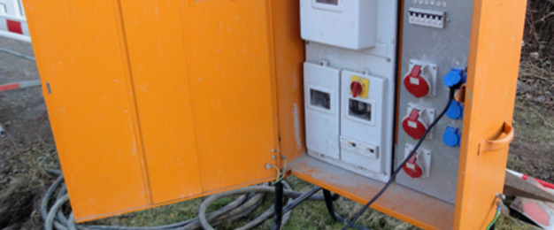 Baustrom bei Lobmeier Elektrotechnik GmbH in Hepberg