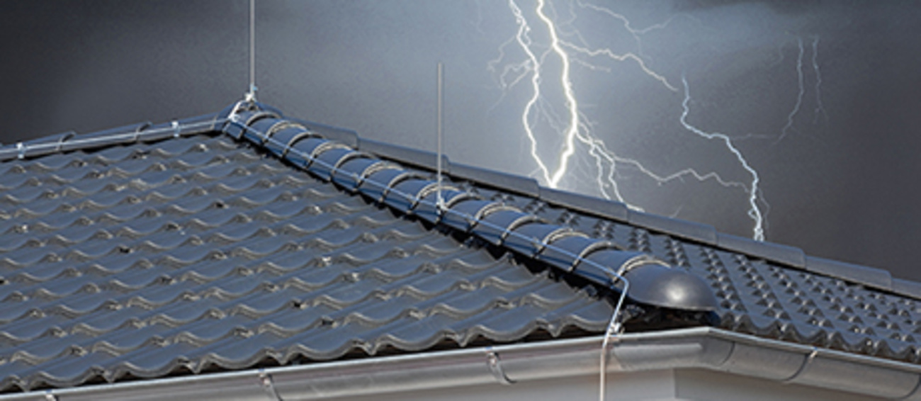 Äußerer Blitzschutz bei Lobmeier Elektrotechnik GmbH in Hepberg