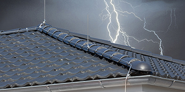 Äußerer Blitzschutz bei Lobmeier Elektrotechnik GmbH in Hepberg
